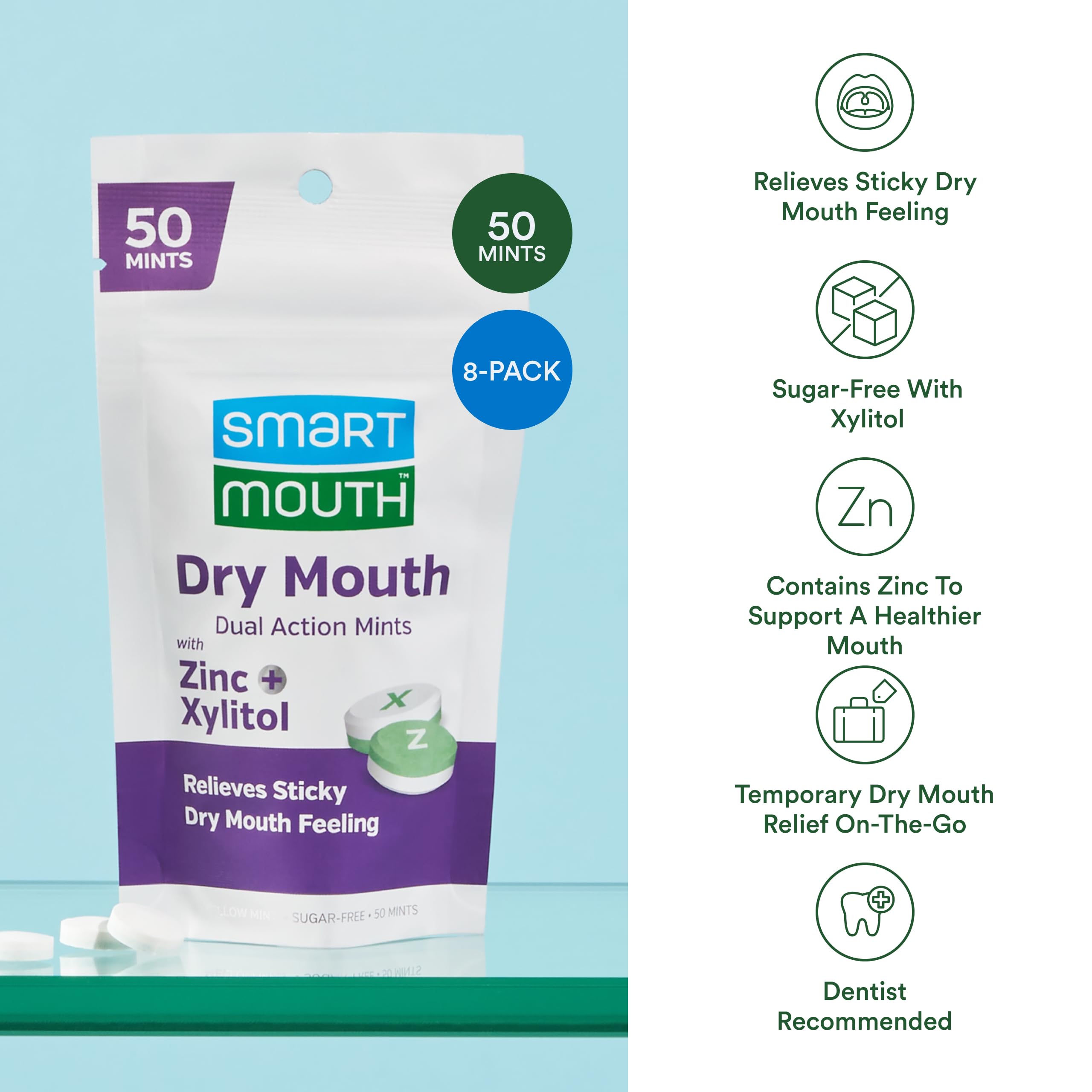Ingredients highlight with xylitol and zinc