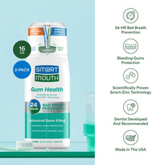 Minty mouthwash splash representing freshness