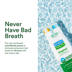 SmartMouth Original Activated Mouthwash packaging displayed