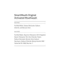 Travel-size single-pack of SmartMouth Fresh Mint mouthwash