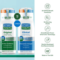 Original Mint Flavor mouthwash bottle – 16 oz