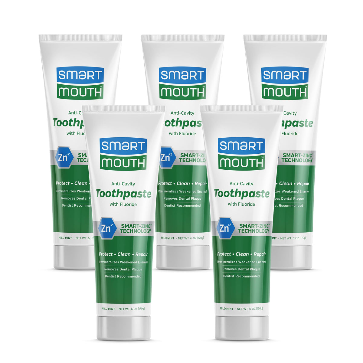 SmartMouth Premium Toothpaste 6 oz tube – front view
