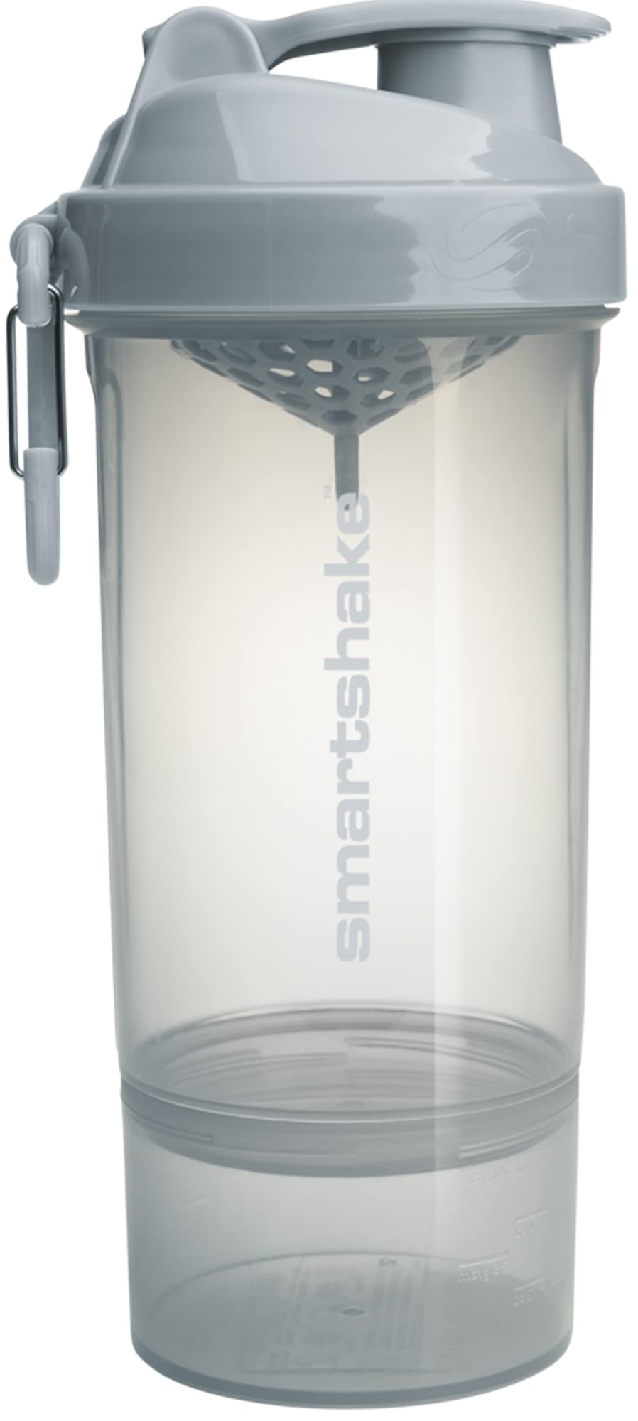 Smartshake O2GO ONE bottle front view for easy on-the-go protein shakes.
