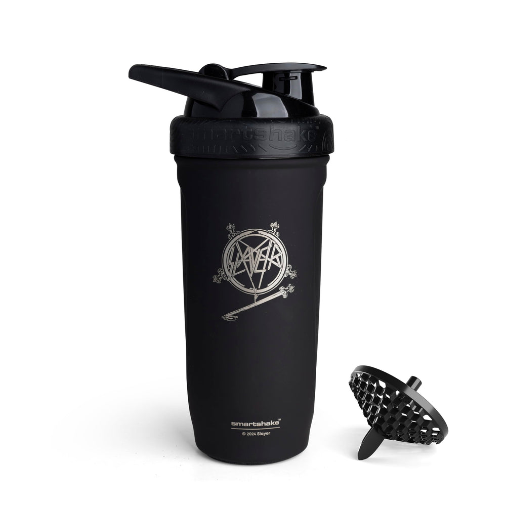 Smartshake Rockband Reforce 900ml bottle with durable steel for rugged workouts and reliable hydration