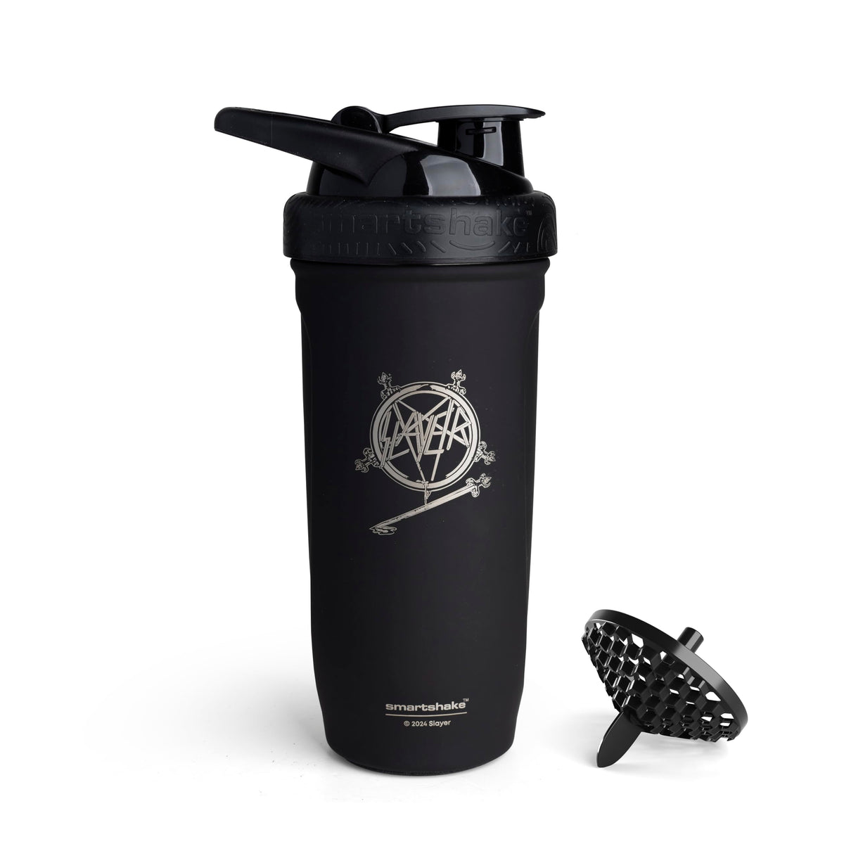 Smartshake Rockband Reforce 900ml bottle with durable steel for rugged workouts and reliable hydration