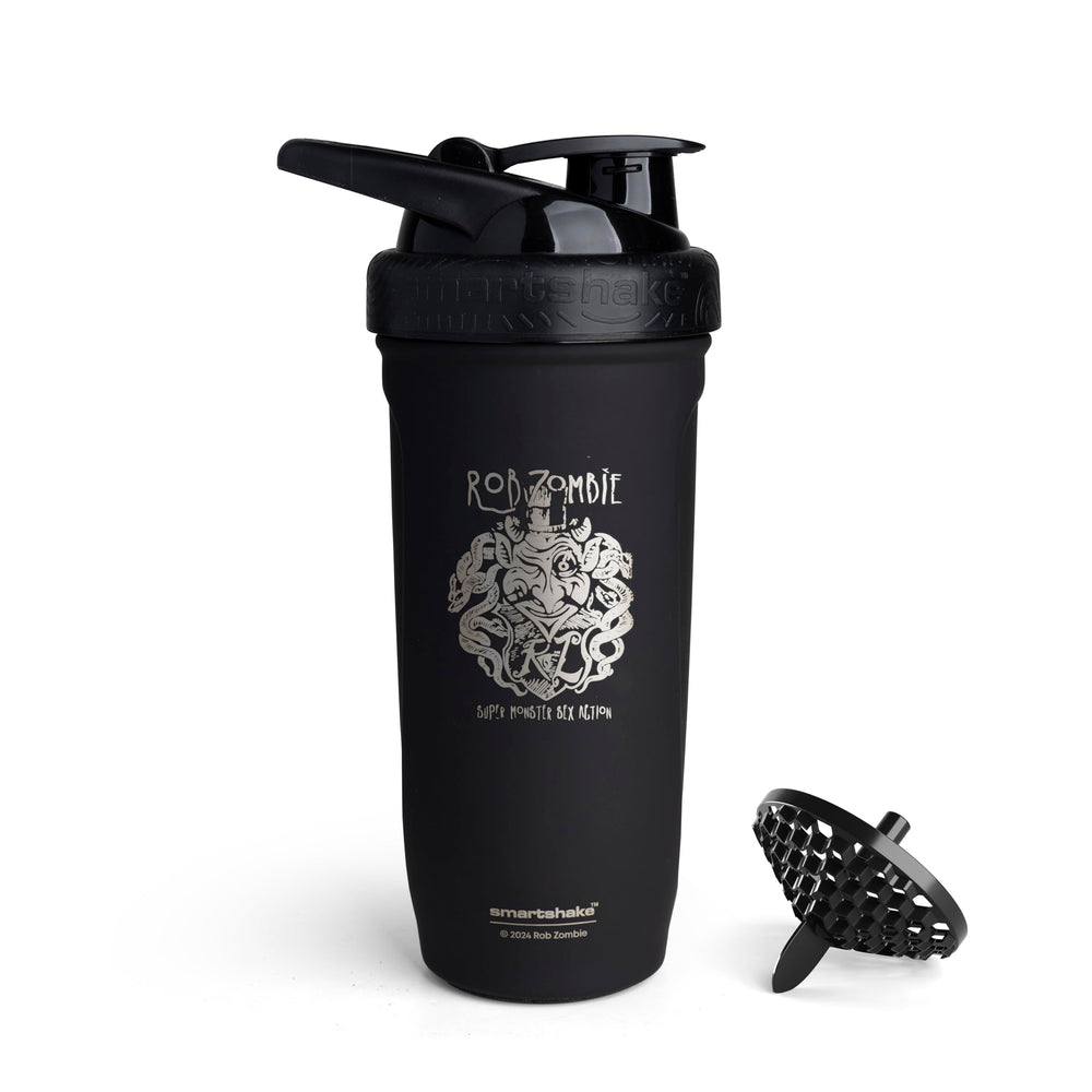 Smartshake Rockband Reforce front view with 900 ml capacity for workout fuel