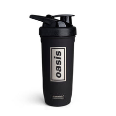 Smartshake Rockband Reforce bottle front view showing durable stainless steel body for workouts