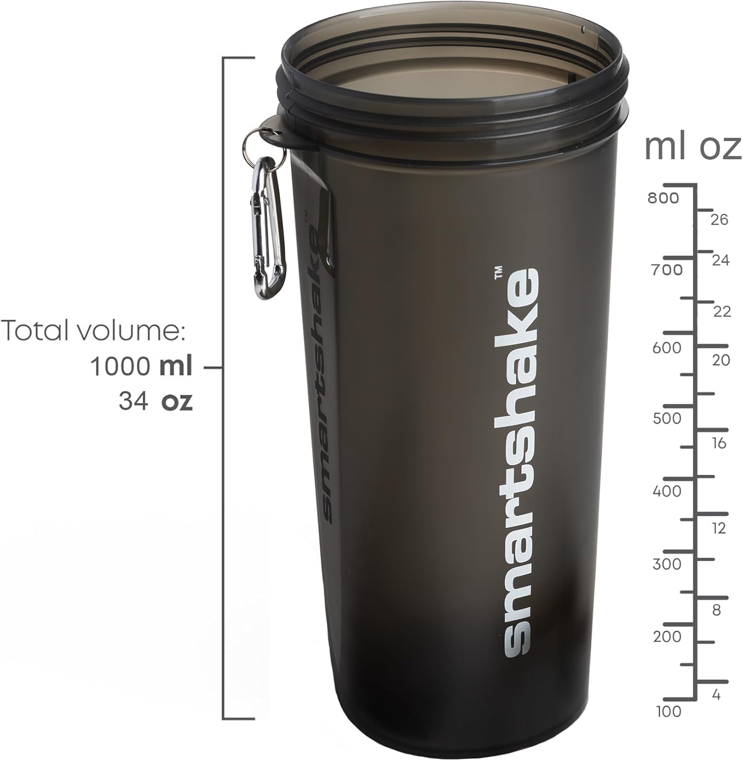 Smartshake silent mixing reduces rattling for a calm gym bag routine.