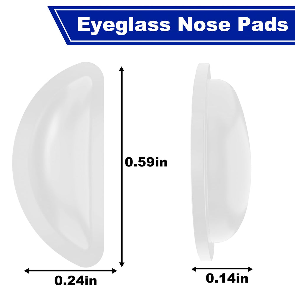 Close-up of soft silicone nose pads showing air bag design