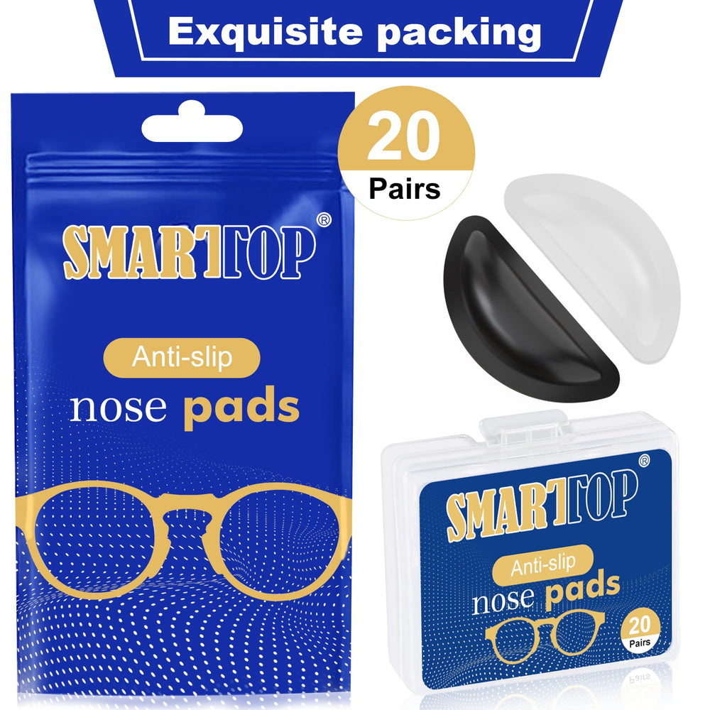 Ergonomic D-shape nose pad for comfort