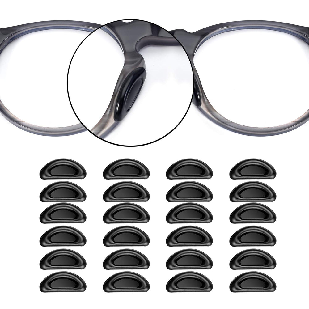 SMARTTOP 20-pair silicone nose pads in black