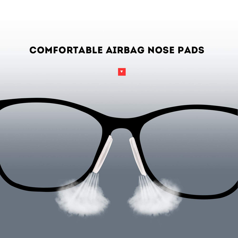 Easy peel-and-stick application process for nose pads
