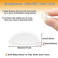 Self-adhesive nose pads close-up