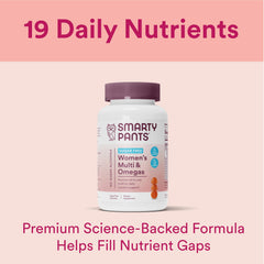 SmartyPants open bottle with gummies visible for easy daily use