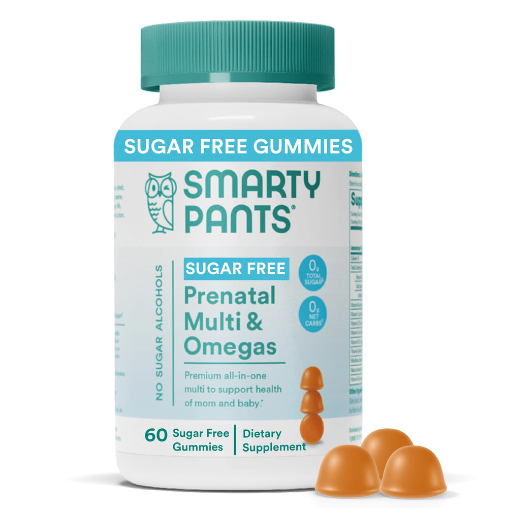 SmartyPants front packaging showing bottle and label, highlights convenience