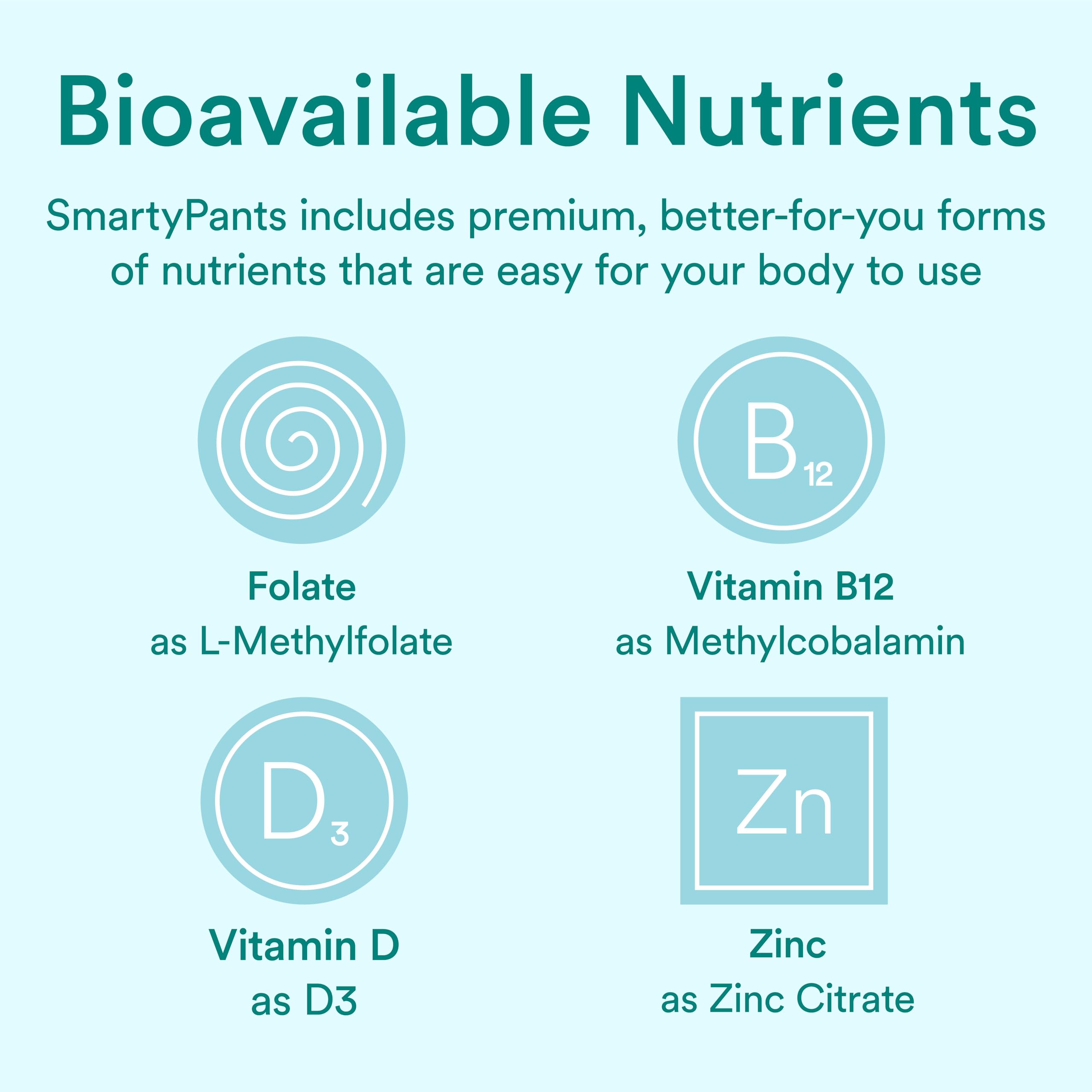 SmartyPants prenatal gummies on breakfast table, depicts daily routine fit