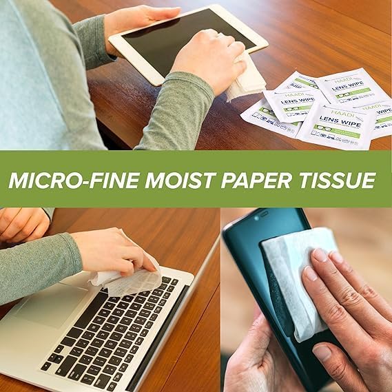 Smear-free quick-dry cleaning technology label