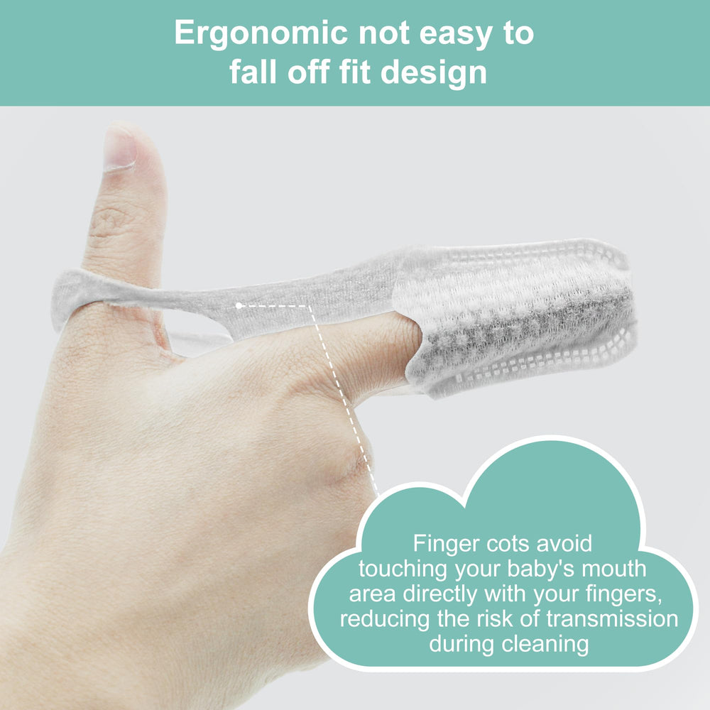 Disposable finger cot for hygienic baby brushing