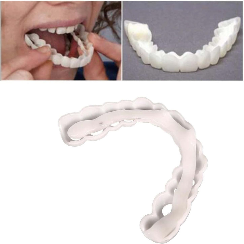 Adjustable frame fitting a wide range of teeth for a snug fit
