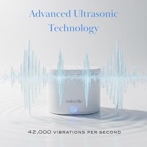 Invisalign and denture cleaning with Smile-O-Villa ultrasonic cleaner