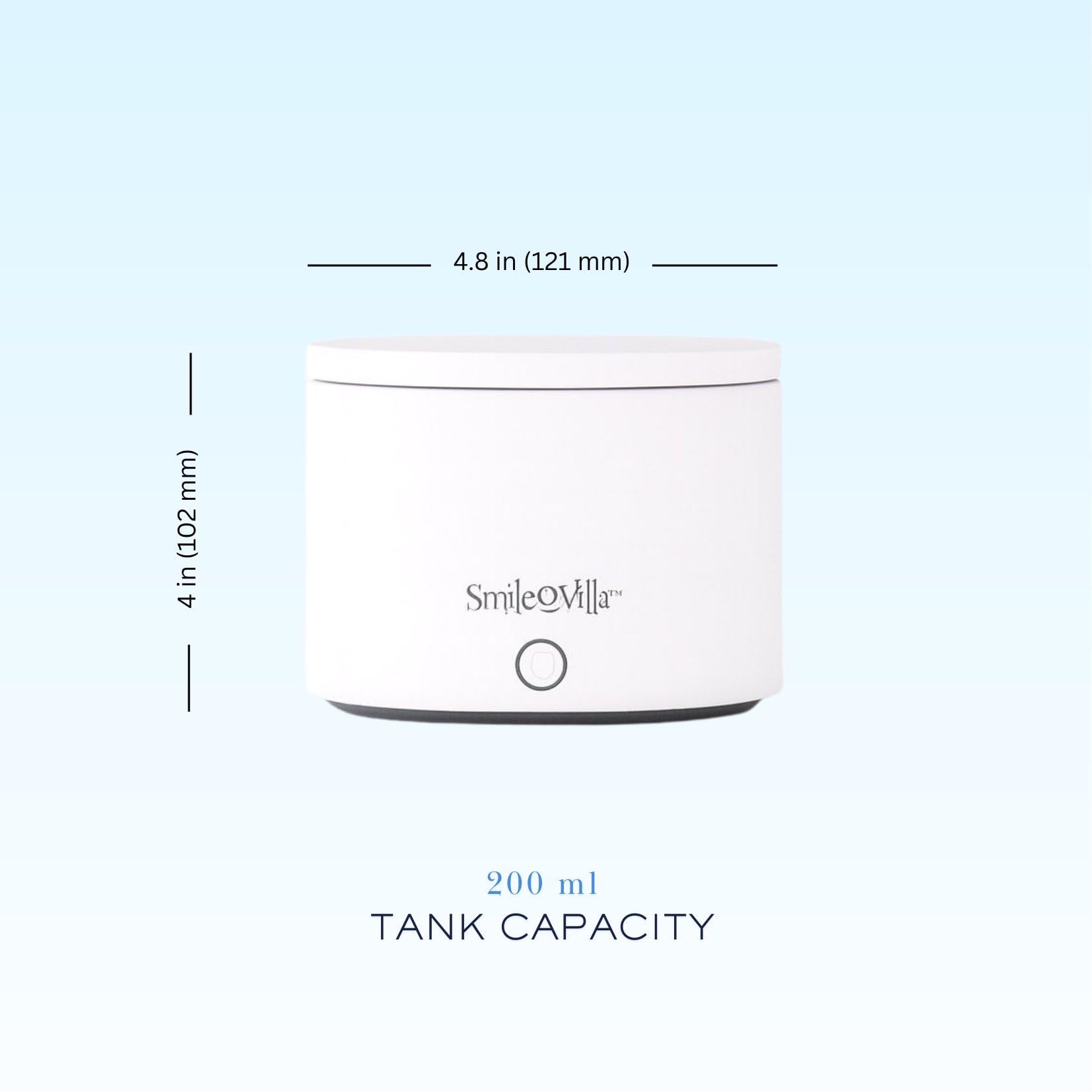 Night guard being cleaned with Smile-O-Villa ultrasonic cleaner