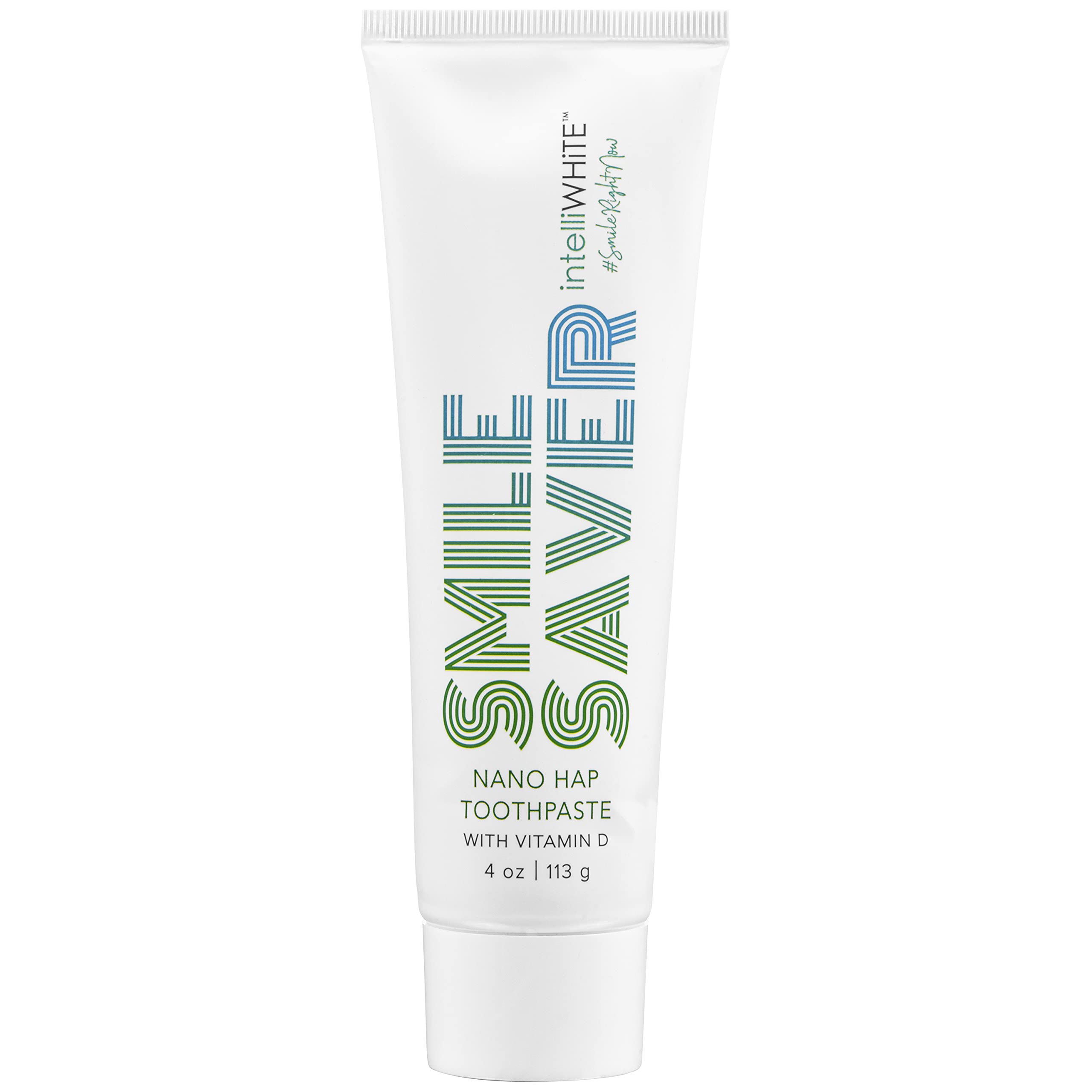Smile Saver HAP toothpaste bottle and packaging