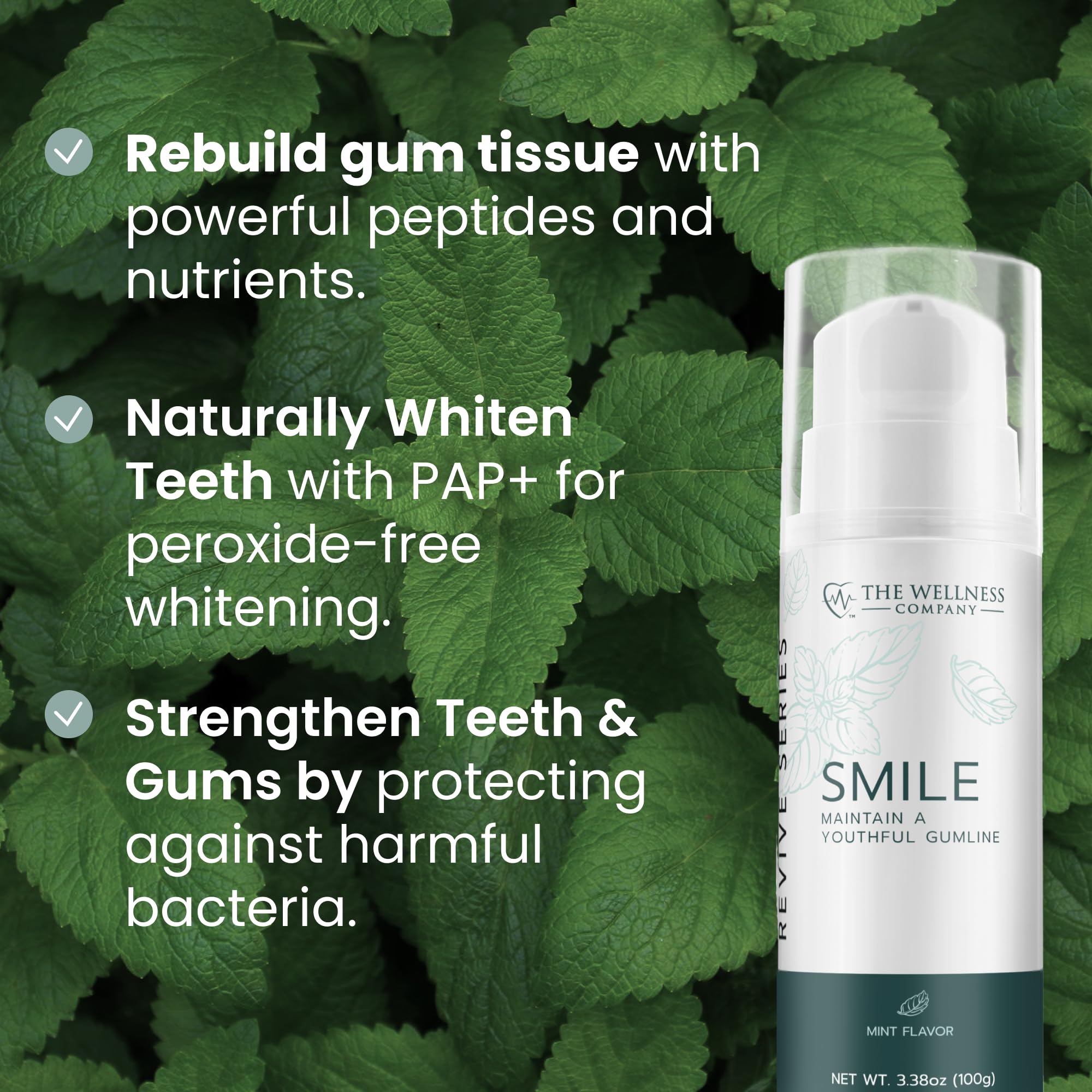 Close-up of toothpaste texture showing smooth whitening