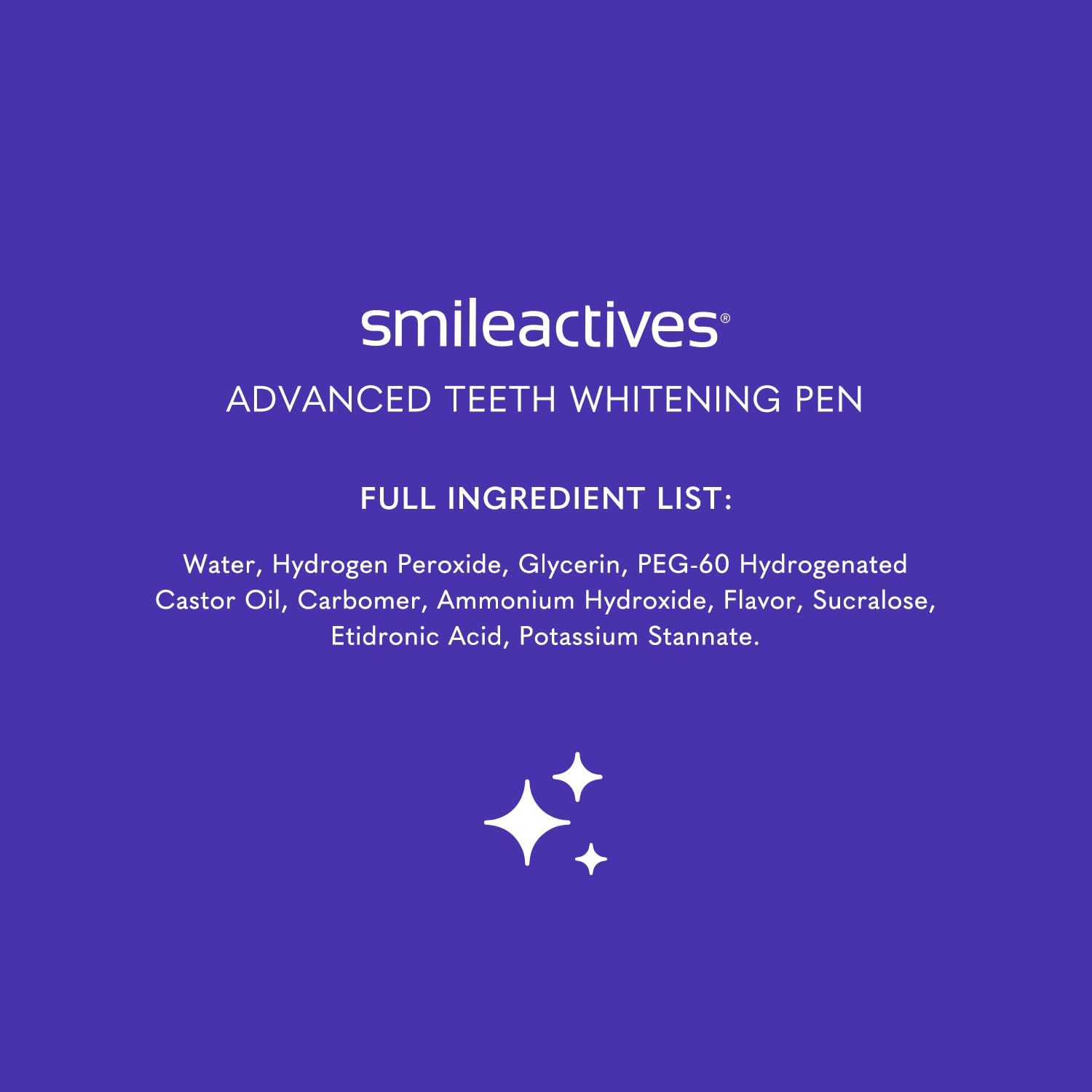 Before and after results from Smileactives whitening pen