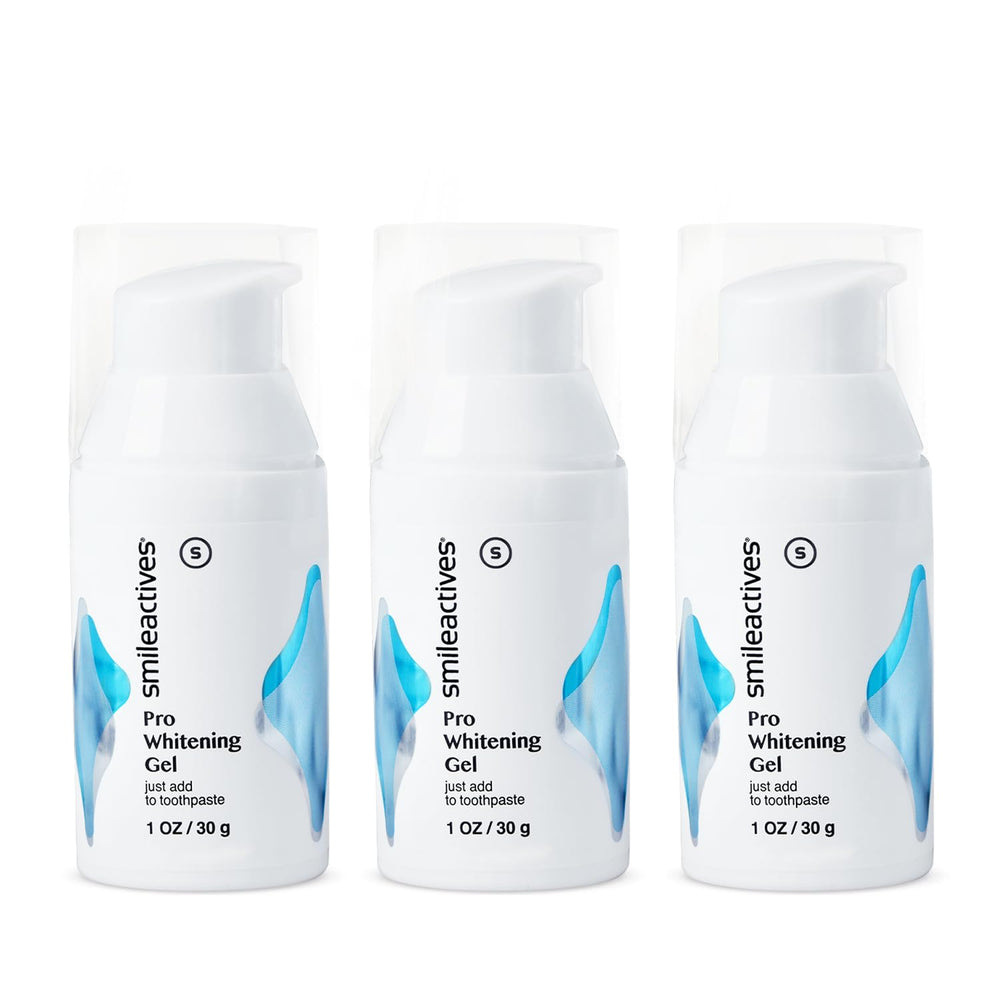 Smileactives Pro Whitening Gel 3-pack tubes