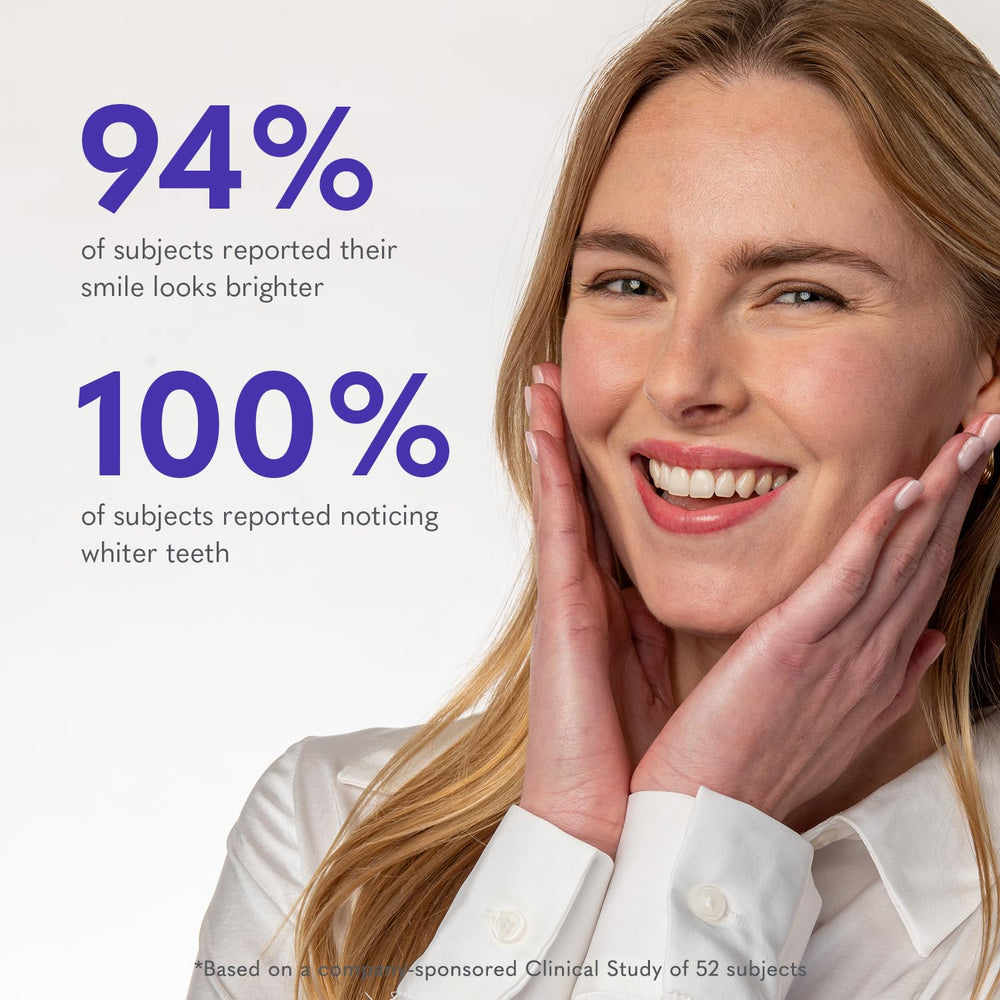 Safe for natural enamel and dental work