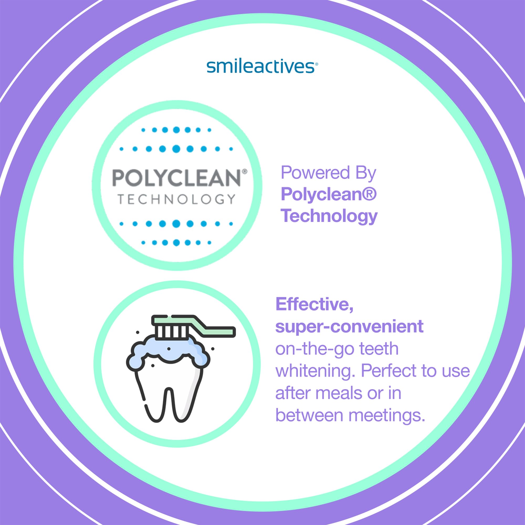 Two Smileactives whitening pens for travel or on-the-go
