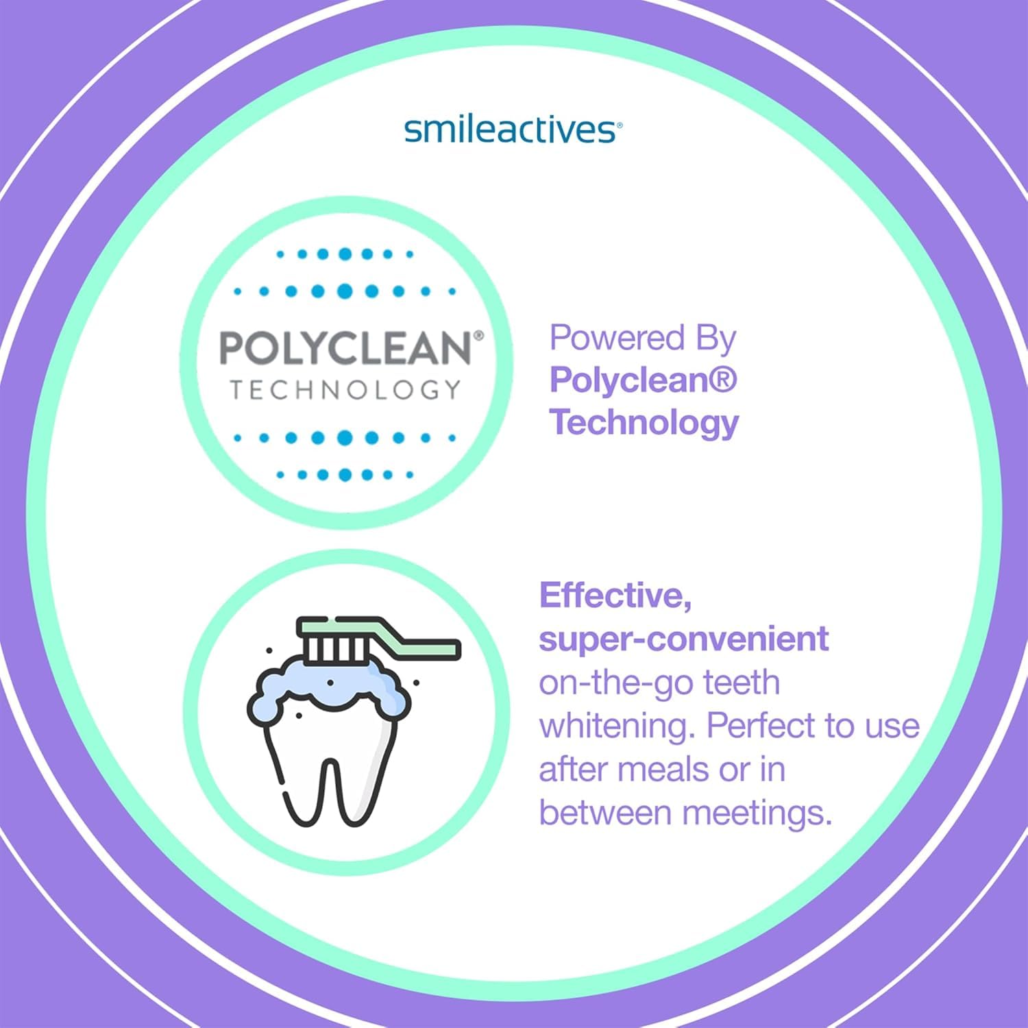 Smileactives whitening pen in Ultra Mint flavor