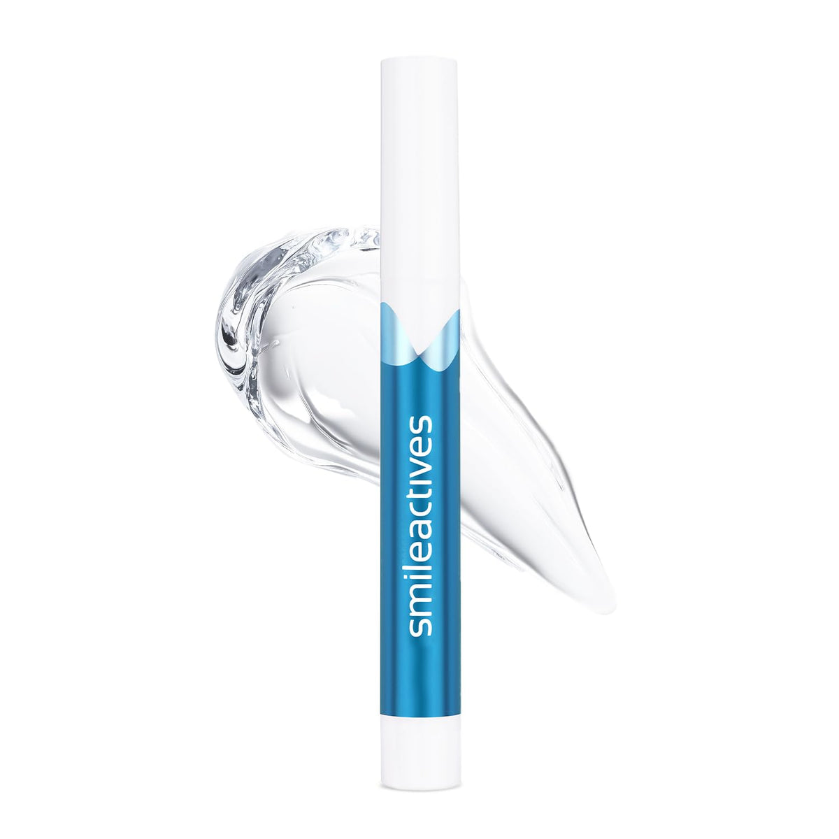 Front view of Smileactives whitening pen