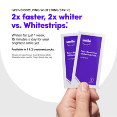 Unopened 18-count whitening strips blister pack