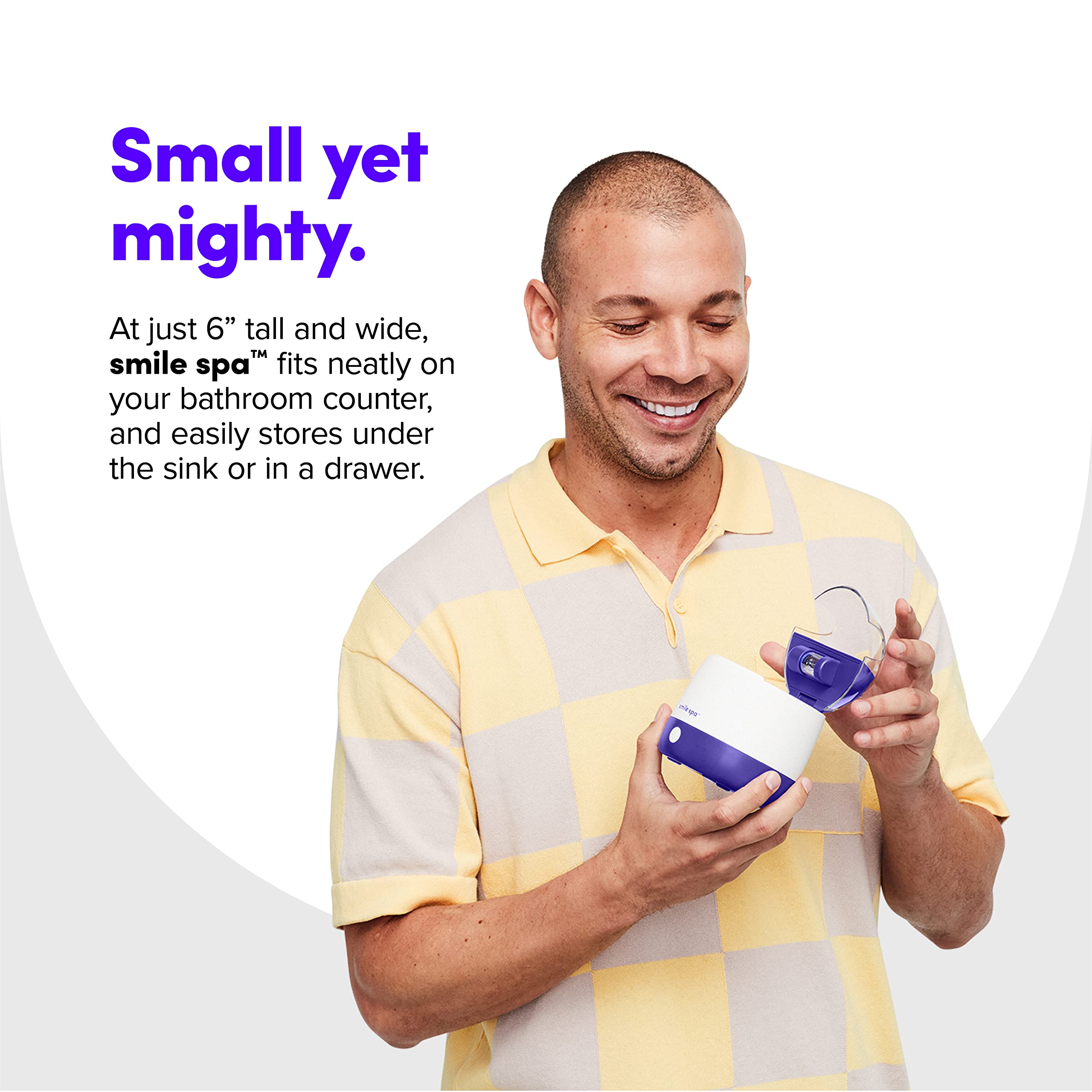 User-friendly controls on the Smile Spa unit
