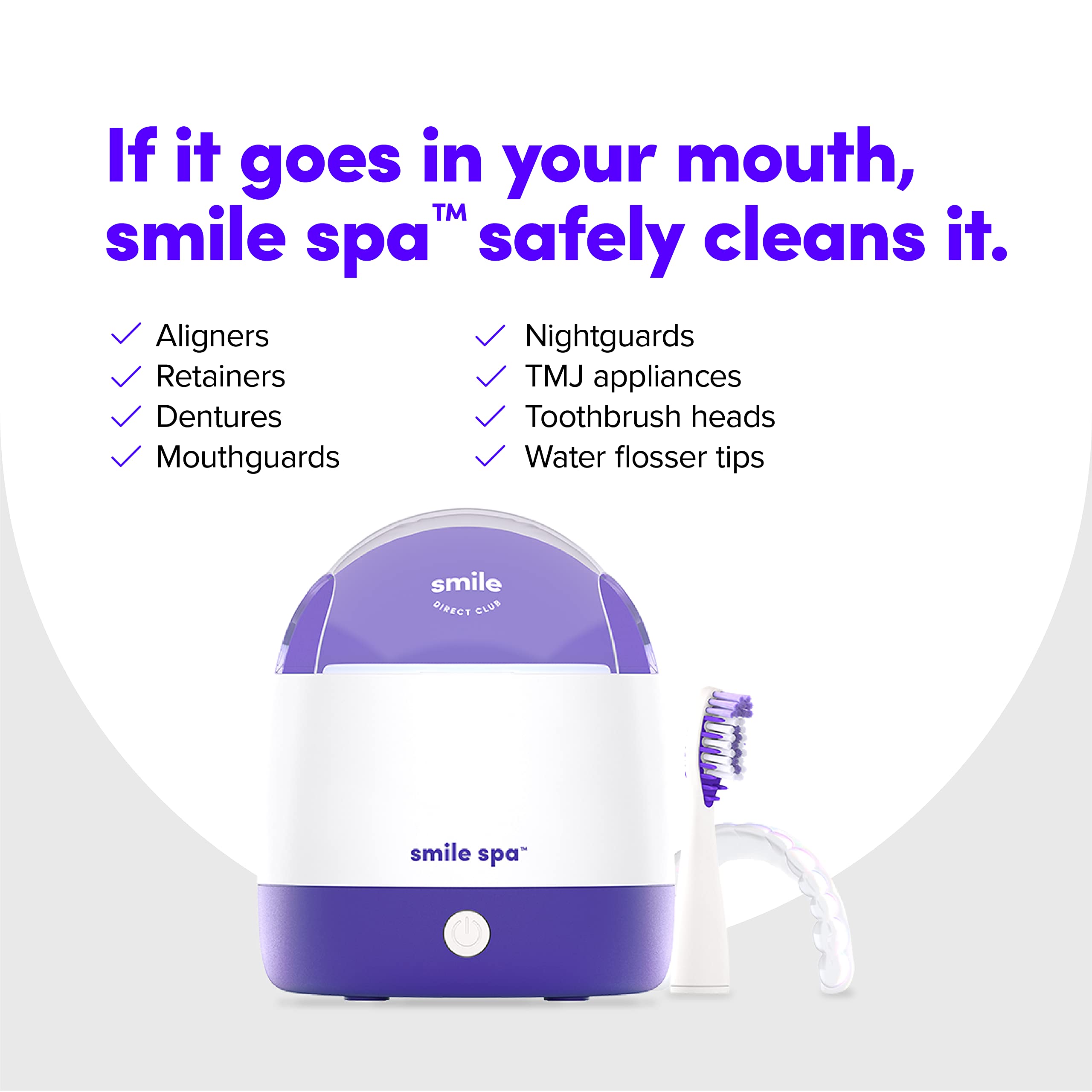 Packaging and accessories for Smile Spa