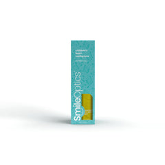 Happy child brushing teeth with Lemon Burst foam toothpaste