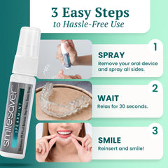 Smilesaver Invisalign cleaner for aligners
