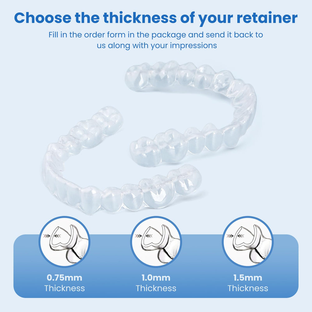 Custom mold data storage for easy replacement retainers