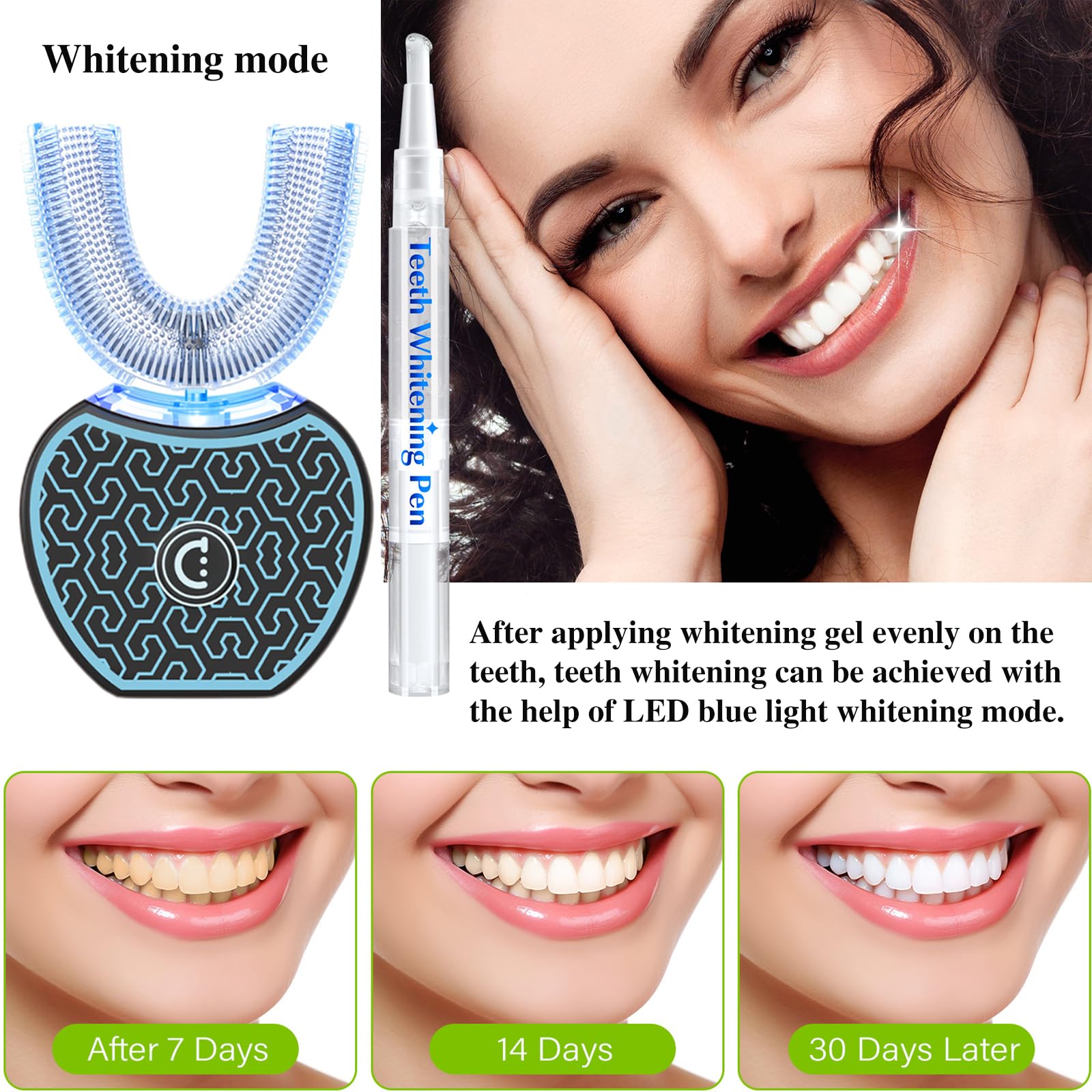 Smiletech Sonic Glow Toothbrush side view