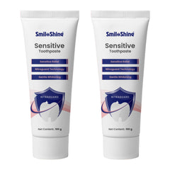 SmiloShine Pack of 2 Sensitivity Toothpaste bottle front view