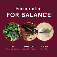 SMNutrition ingredient label detail highlighting inositol, DIM, and folate for trust