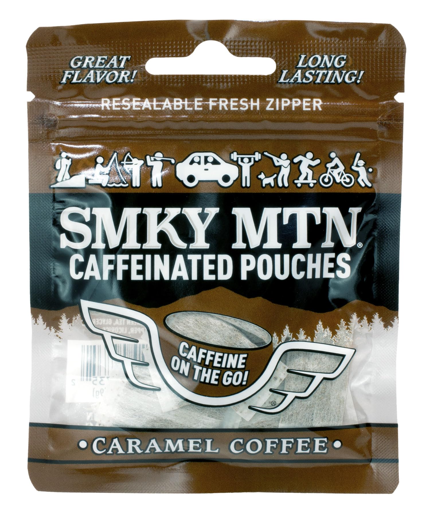 Smokey Mountain Caffeinated Pouches Wintergreen flavor - tobacco-free