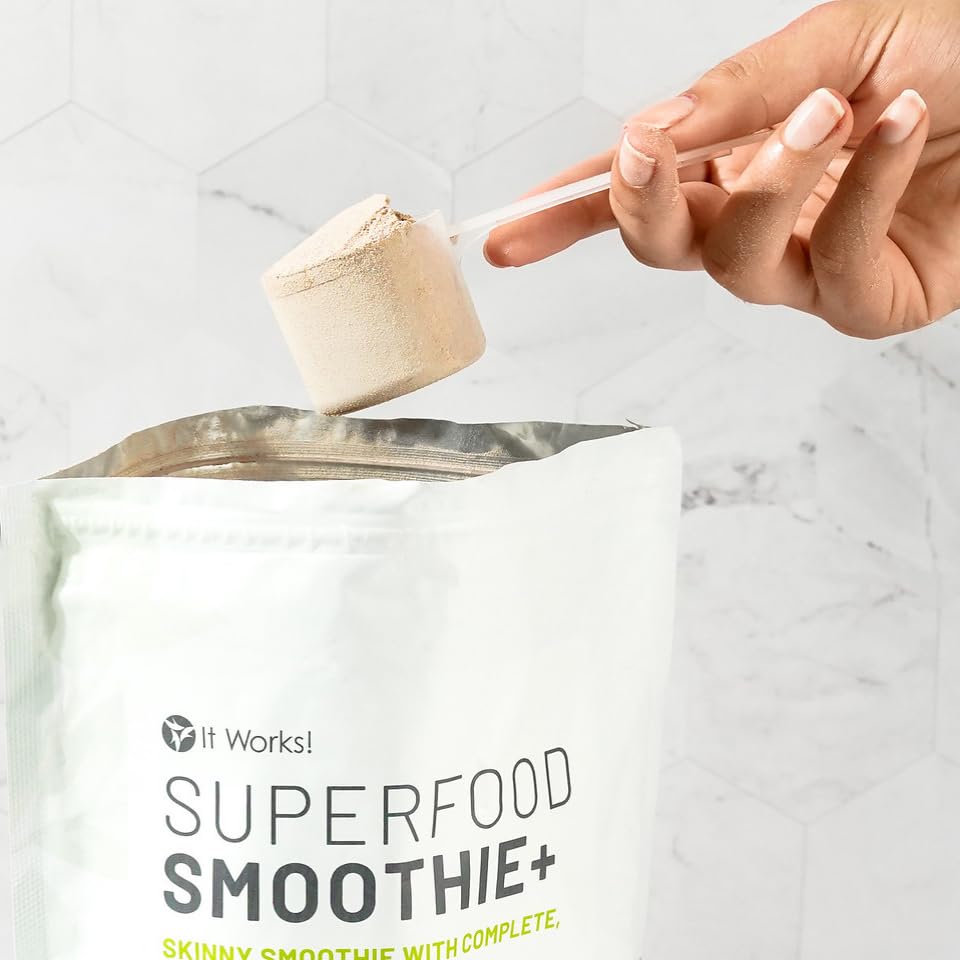 Mixing Smoothie+ Tropical Fruit in 8 fl oz of liquid
