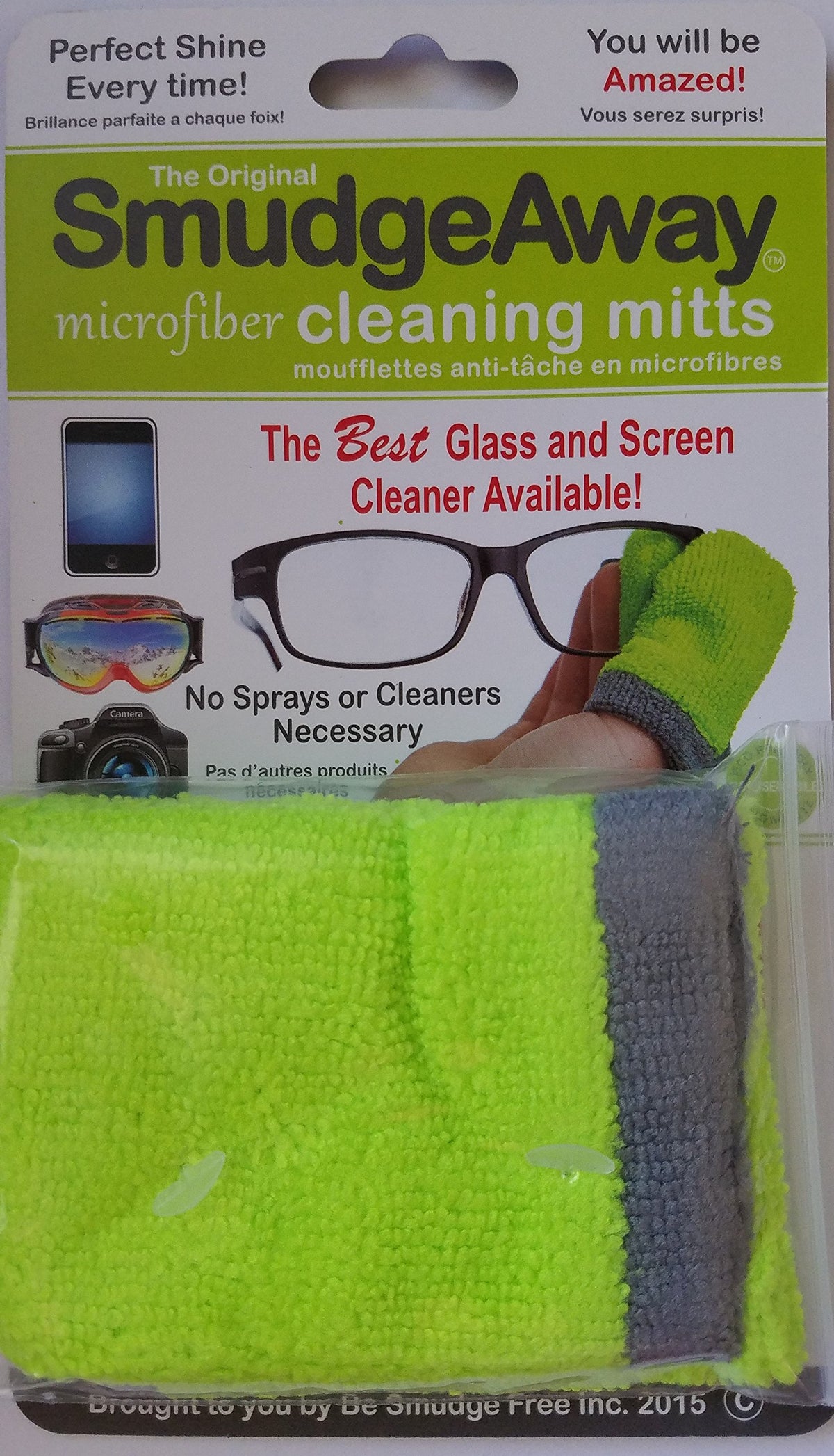 SmudgeAway Microfiber Cleaning Mitt 1pk product image