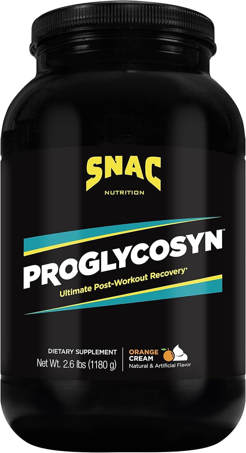 SNAC Proglycosyn Orange Cream 2.6 lb tub - front view