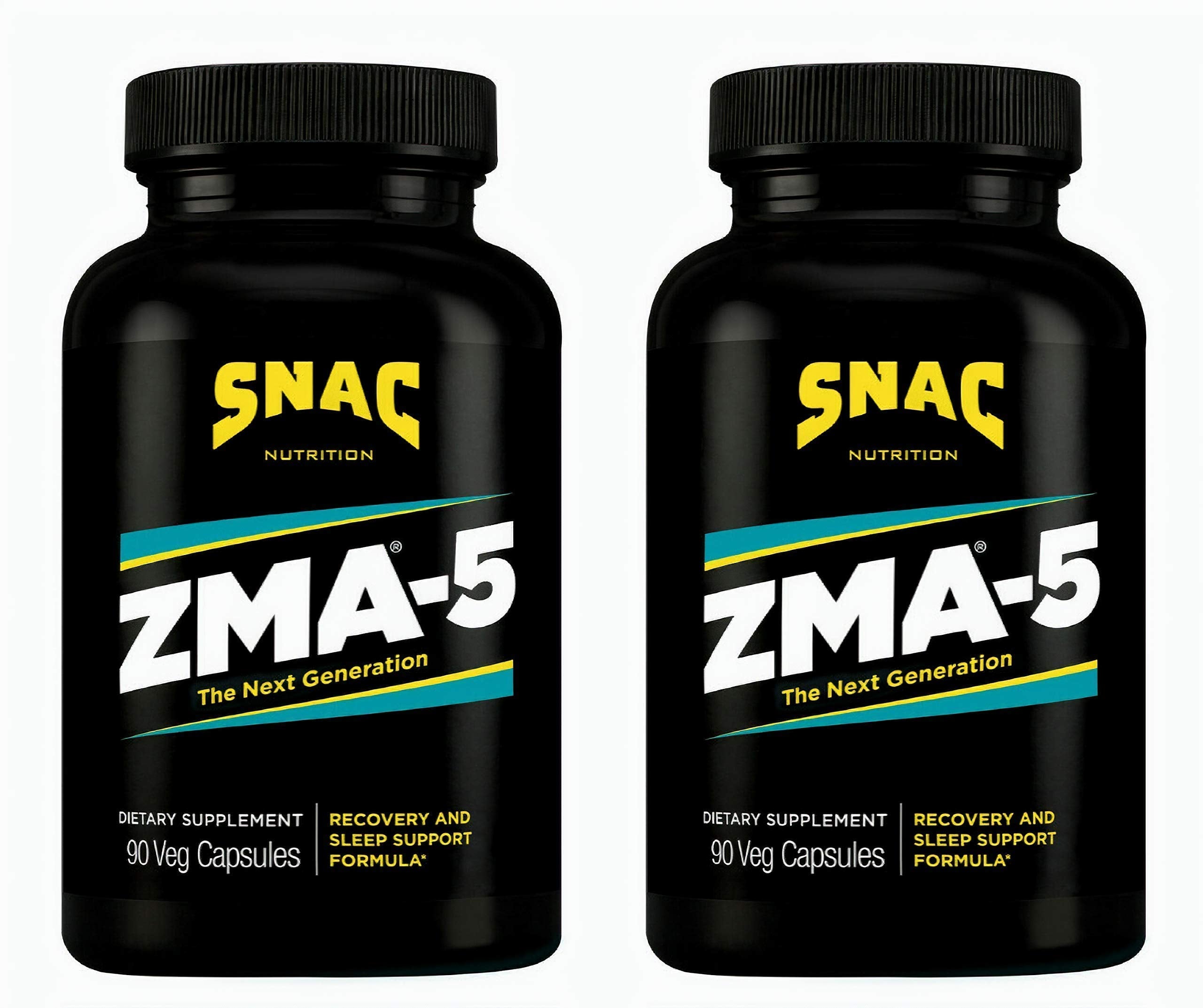 SNAC ZMA-5 sleep aid bottle with label