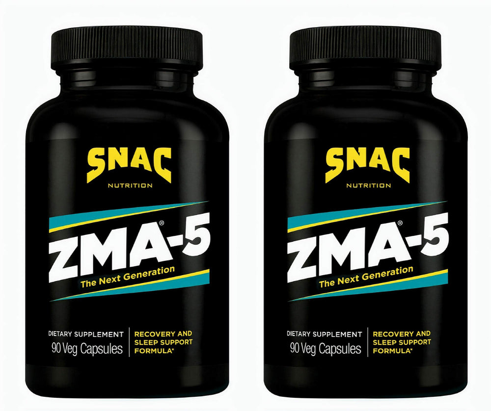 SNAC ZMA-5 sleep aid bottle with label