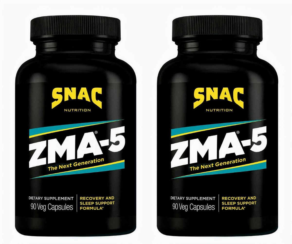 SNAC ZMA-5 sleep aid bottle with label