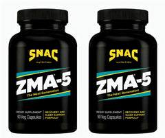 SNAC ZMA-5 sleep aid bottle with label
